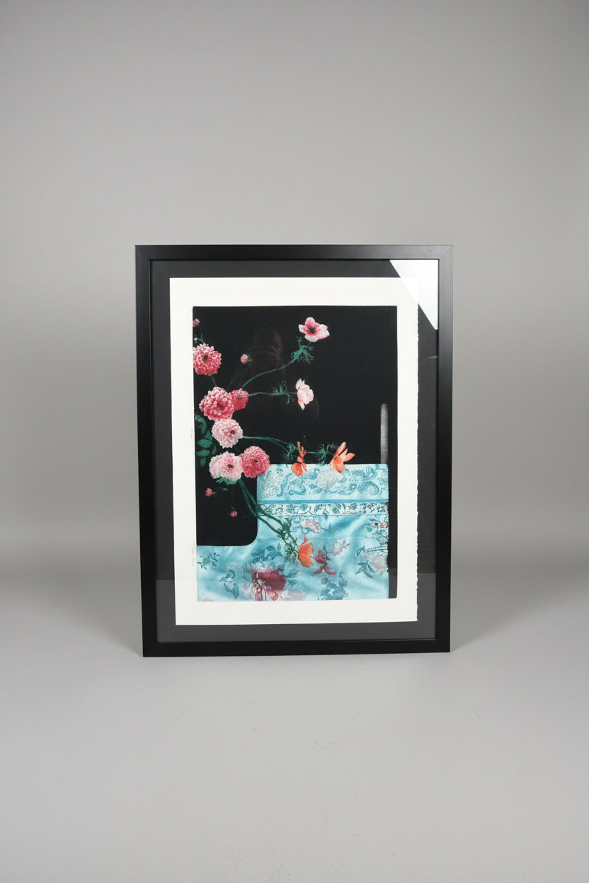 Elaine Simel Dahlias Large-Scale Dahlias Etching 1986