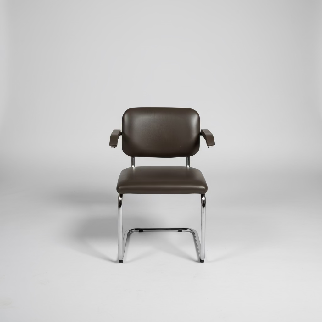 Marcel Breuer Chrome & Leather Armchairs