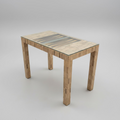 Custom Backgammon Table with Bone Inlay