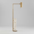 Visual Comfort Brass & Marble Alma Floor lamp by Kelly Wearstler