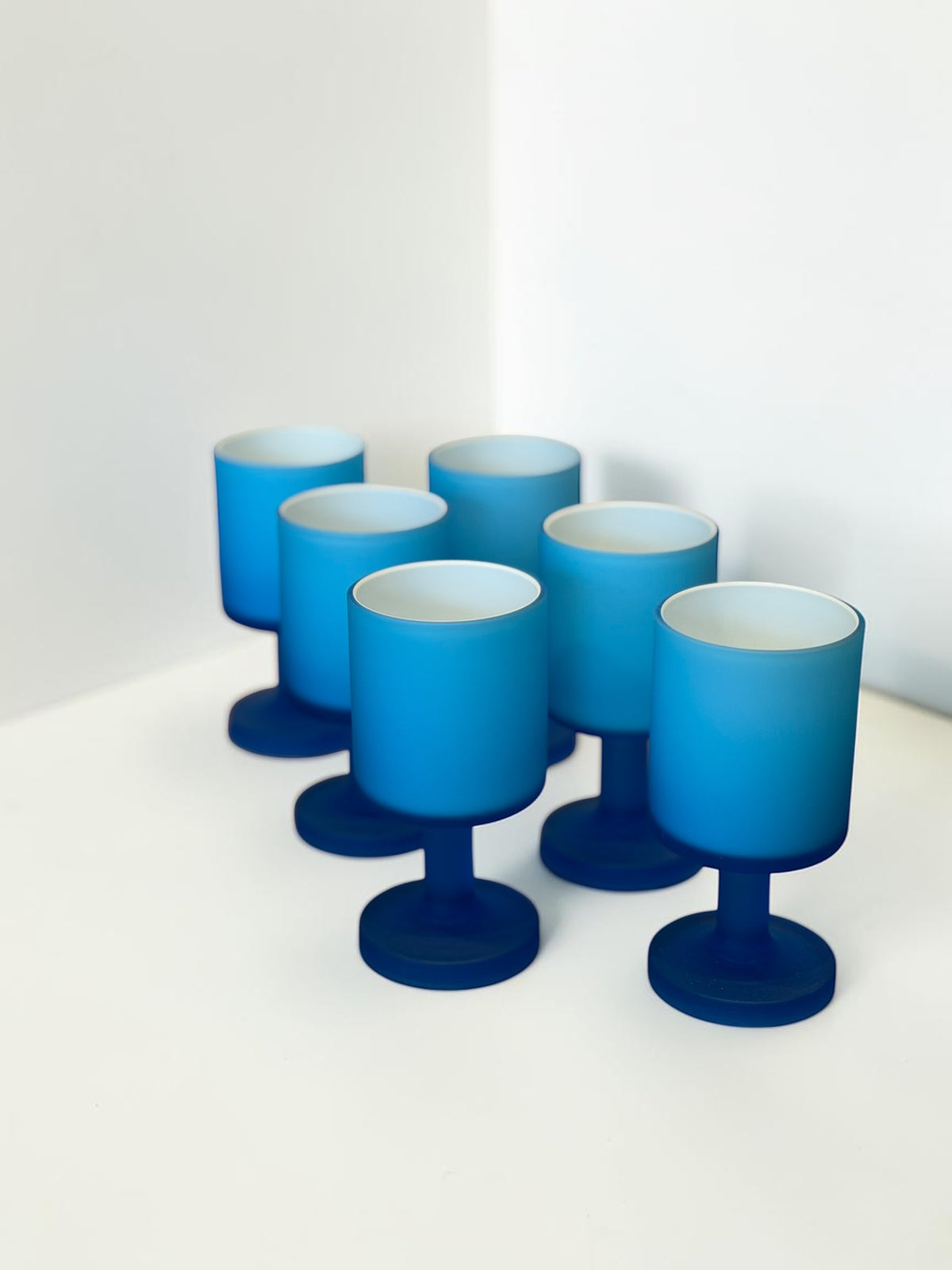 Carlo Moretti Murano Mini Goblets