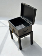 Metal Clad Storage Chest with Base