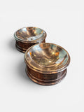 silver plated caviar holders
