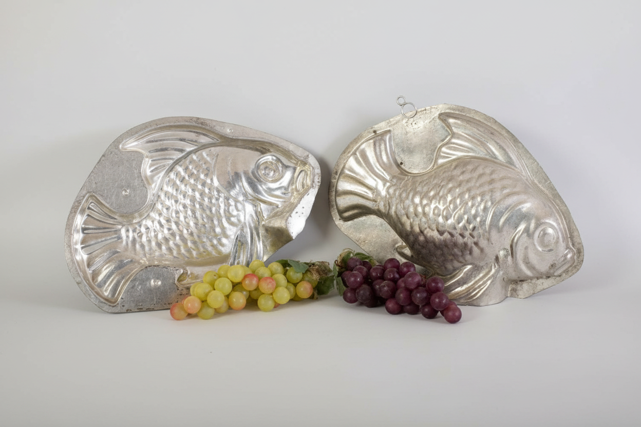 Vintage Cast Aluminum Chocolate Molds