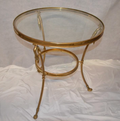 Hollywood Regency La Barge Swan Side Table