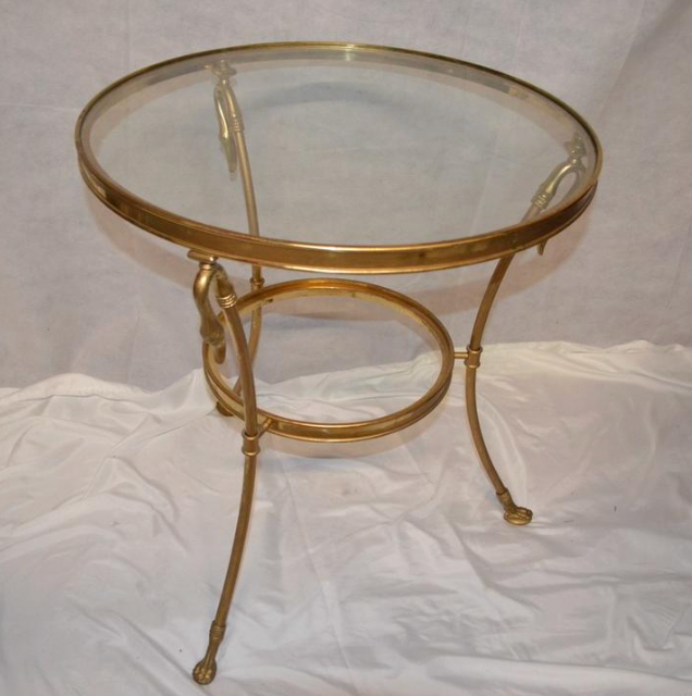 Hollywood Regency La Barge Swan Side Table