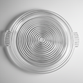 Manhattan Glass Clear 14" Round Serving Plate