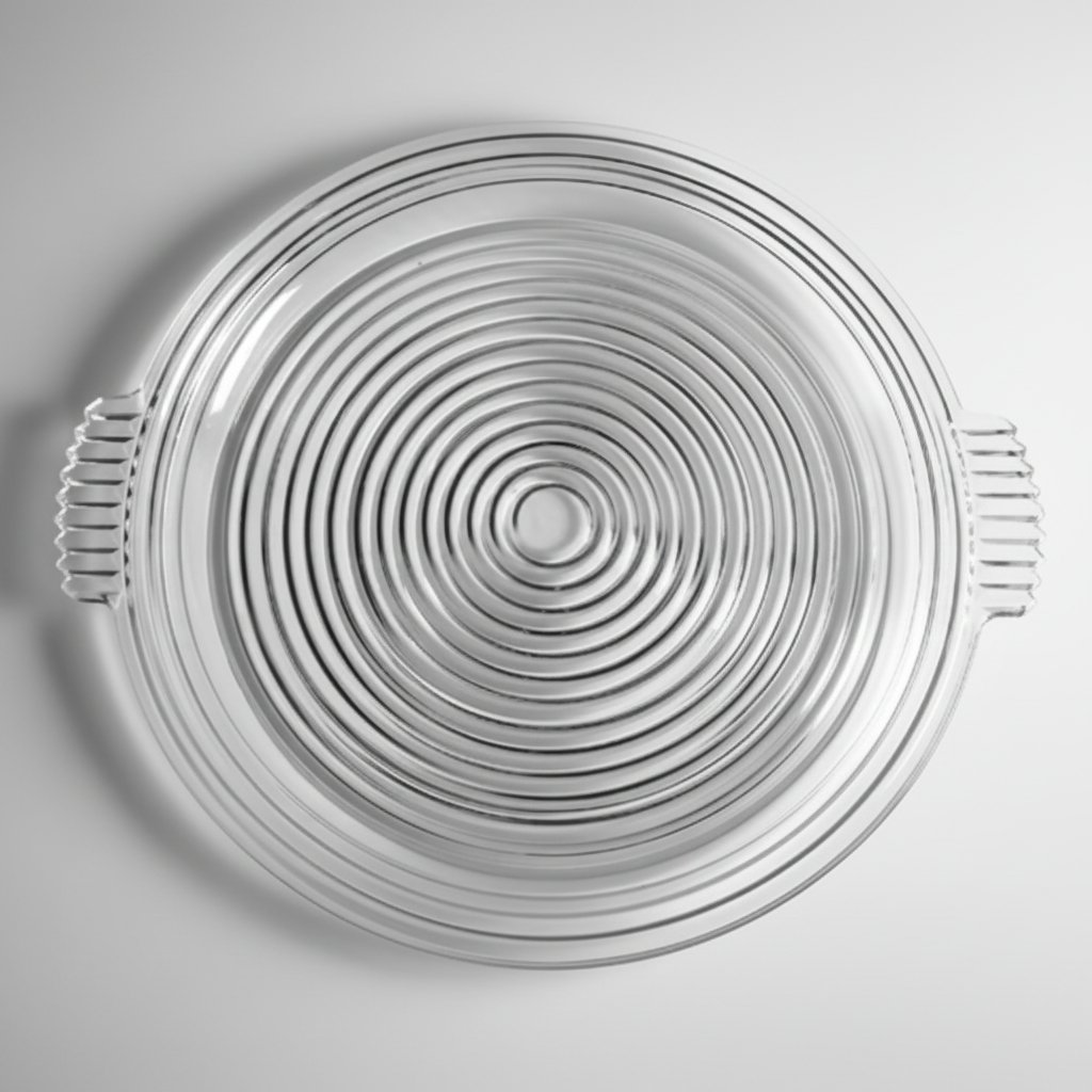 Manhattan Glass Clear 14" Round Serving Plate