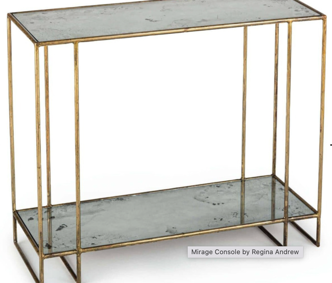 Regina Andrew Mirage Smoked Glass Console