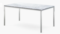Custom Parsons Style Carerra  Marble Dining Table