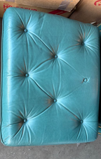 Hancock & Moore Vintage Leather Lounge Chair and Ottoman.  Two Available