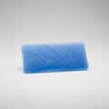 Fused Glass Blue Flower Tray