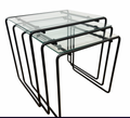 Max SauzeSteel and Glass Nesting Tables