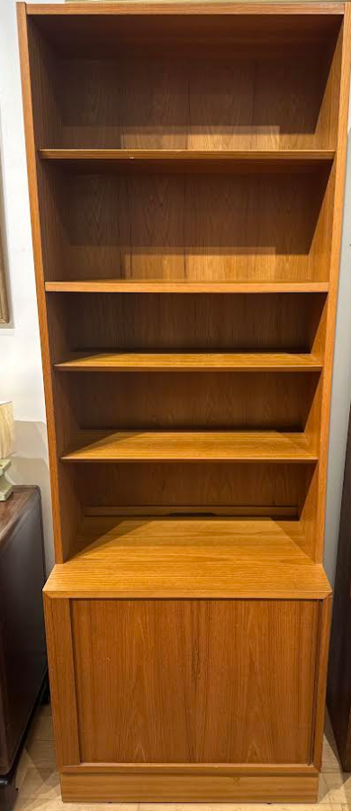 Danish Book Shelf and Cabinet Below