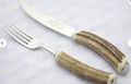 Antique Sheffield Stainless Antler Silverware