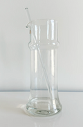 Bamboo MCM Cocktail Pitcher & Stirrer by West Virginia Glass Company