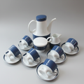 Rosenthal Composition Complete Porcelain Coffee Set by Tapio Wirkkala