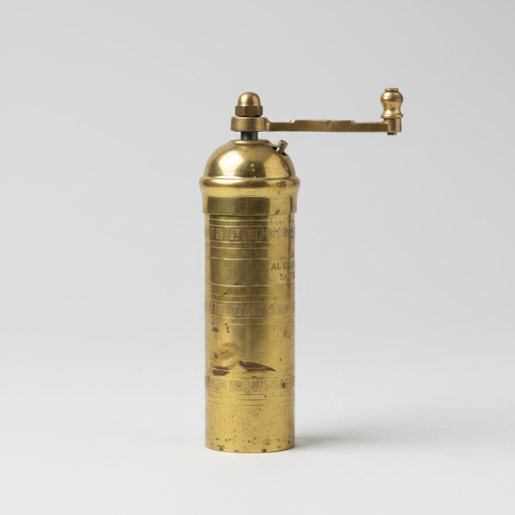 Brass Tall Peppermill