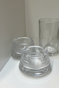 Set of 2 Ring-Etched Swedish Tea Light Holders