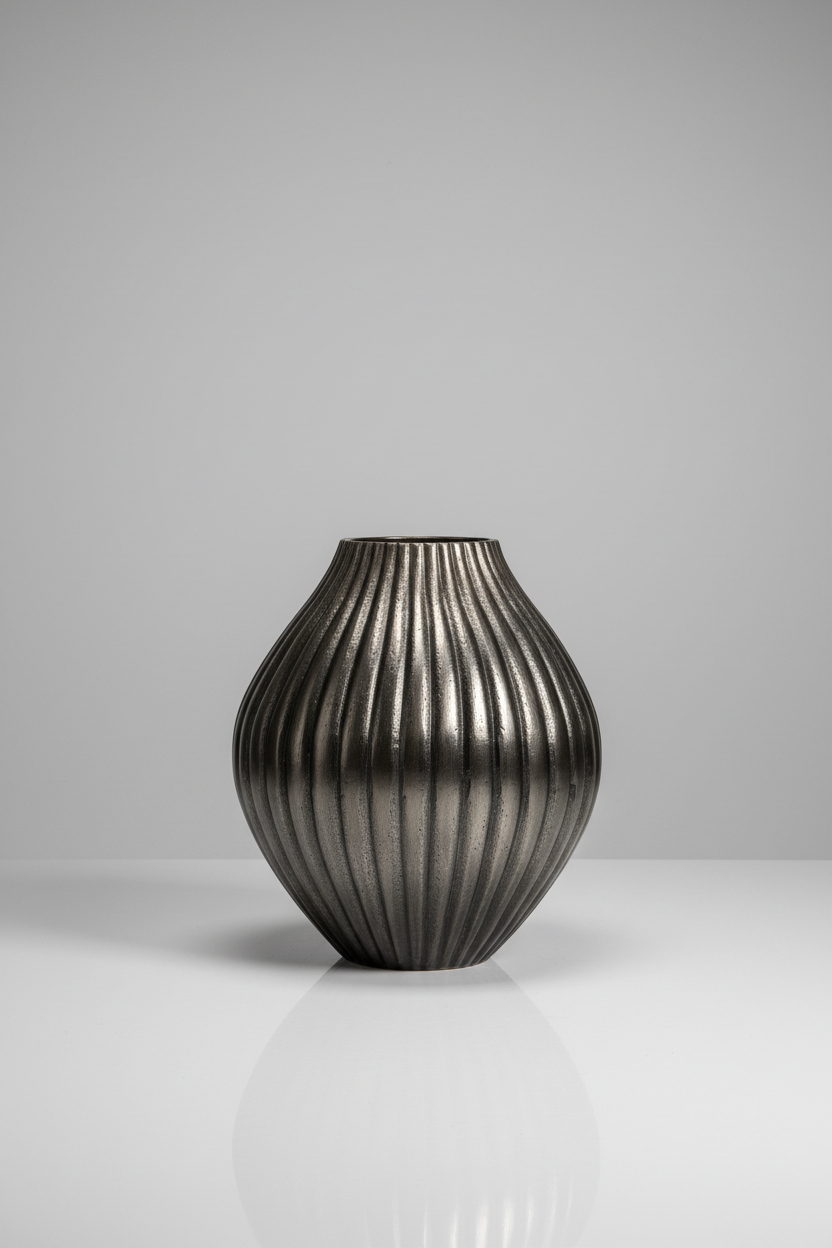 Aluminum Crate & Barrel Vase