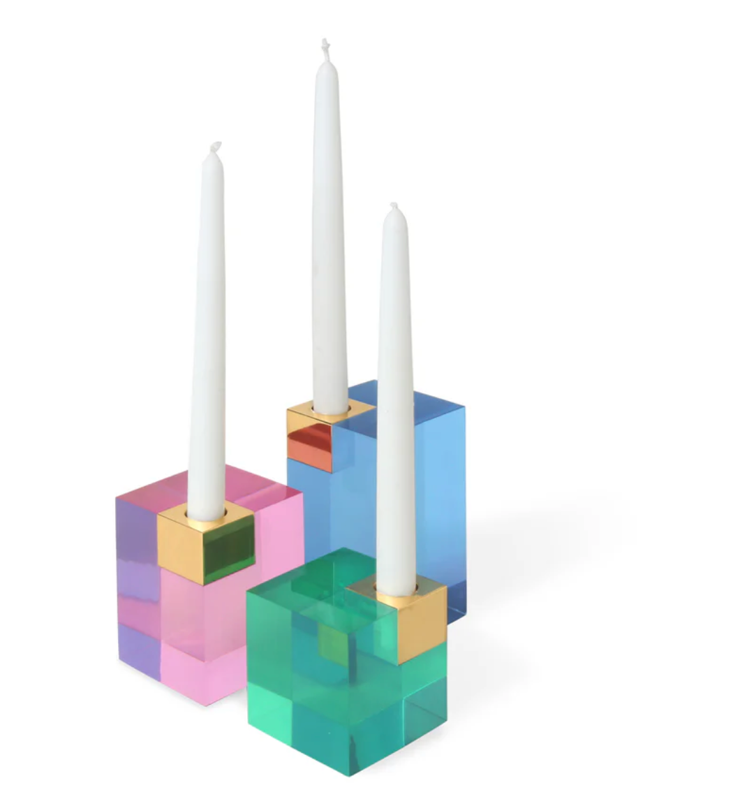 Pink Jonathan Adler Monte Carlo Candleholder