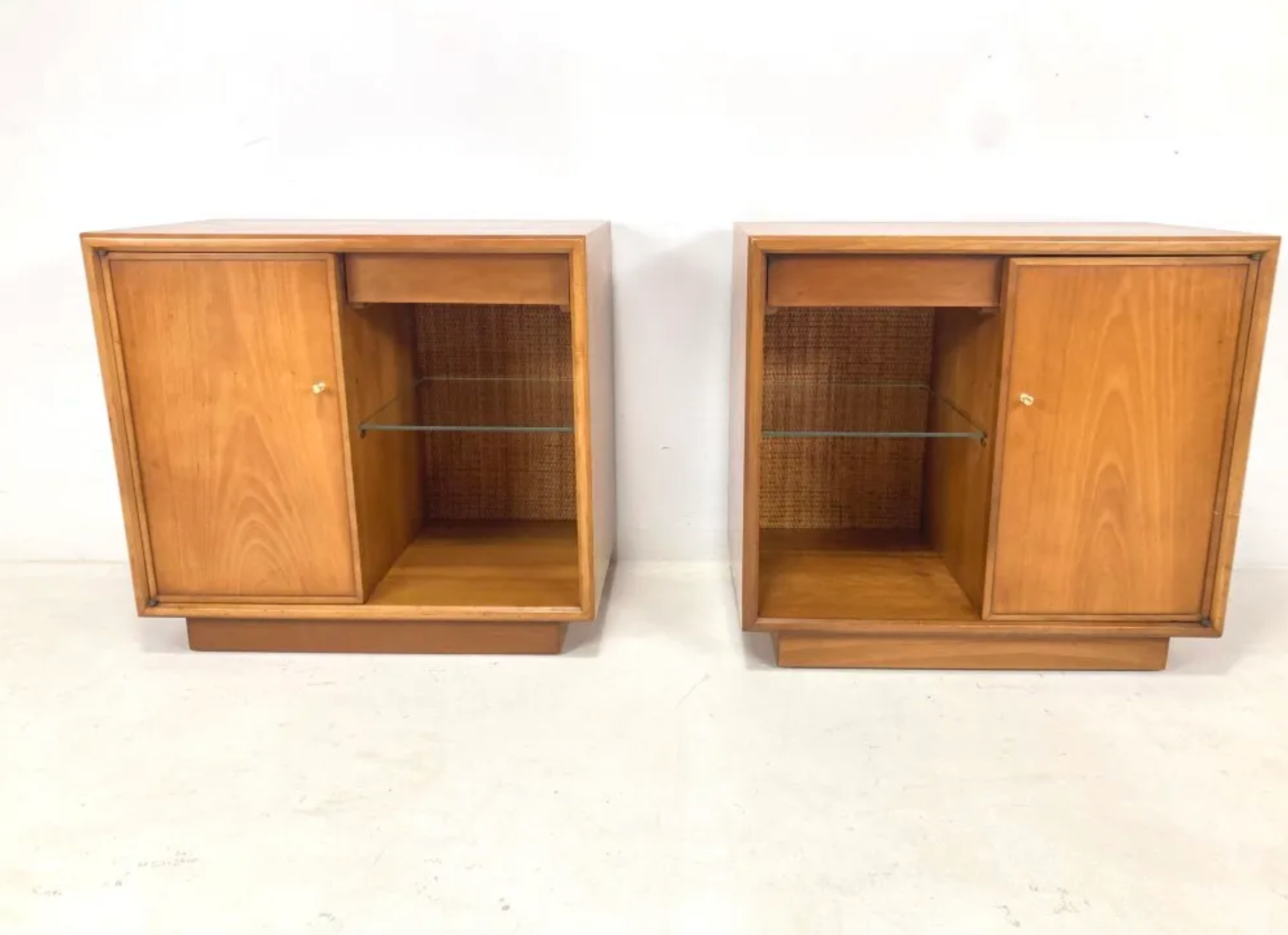 Pair of MCM Nightstands by Kipp Stewart for Drexel