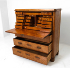 ANTIQUE 19TH C. SWEDISH BURLWOOD SECRETARY DESK
