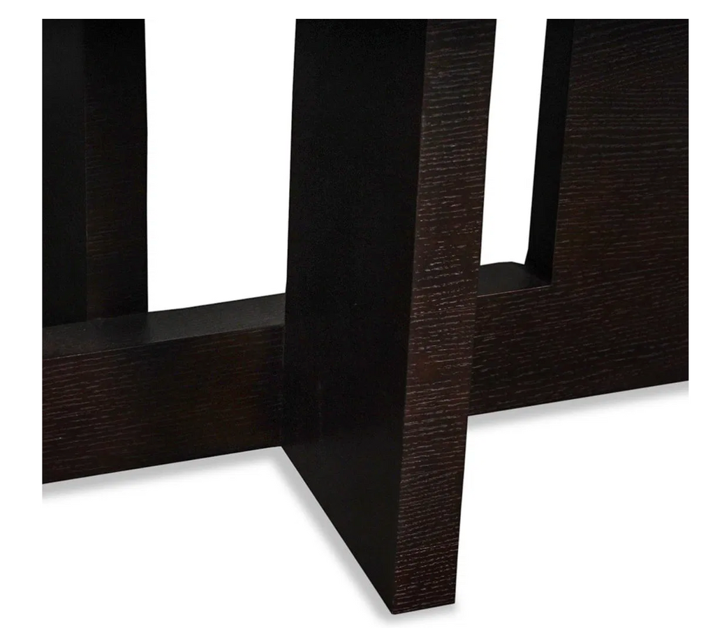 Contemporary Espresso Wood Dining Table