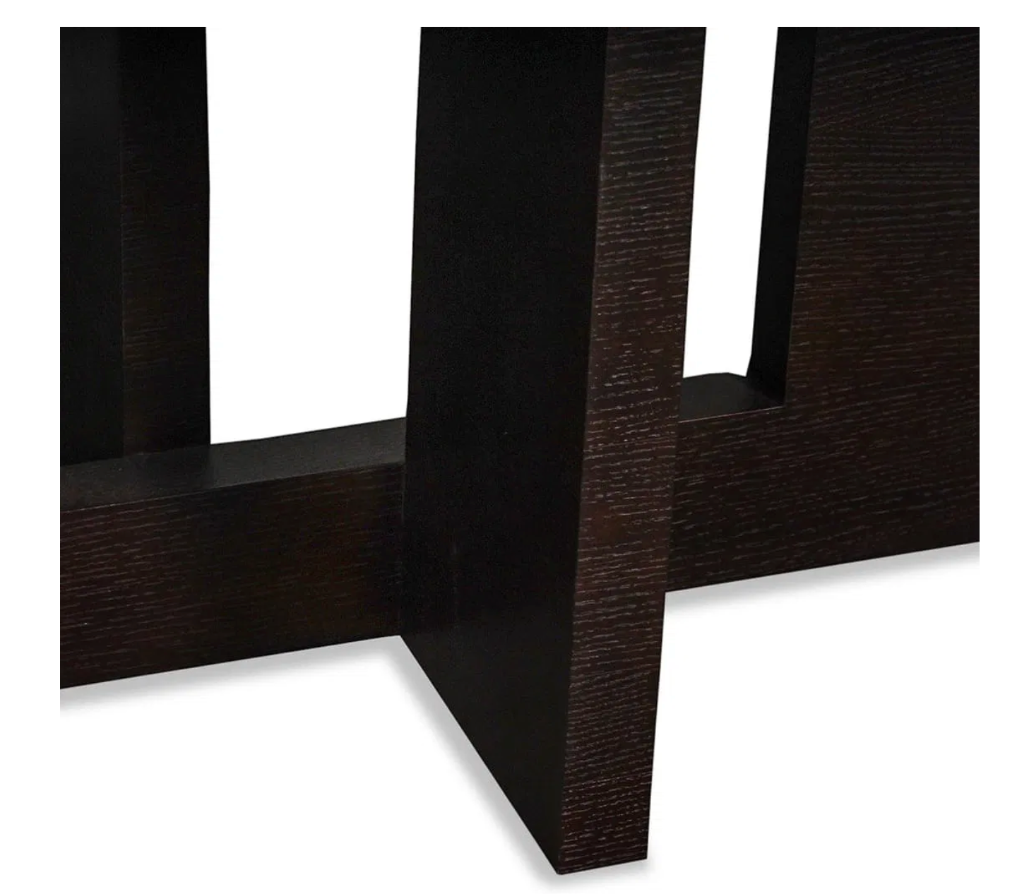 Contemporary Espresso Wood Dining Table