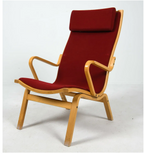 FINN OSTERGAARD BEECH 'ALBERT' CHAIR C. 1970S