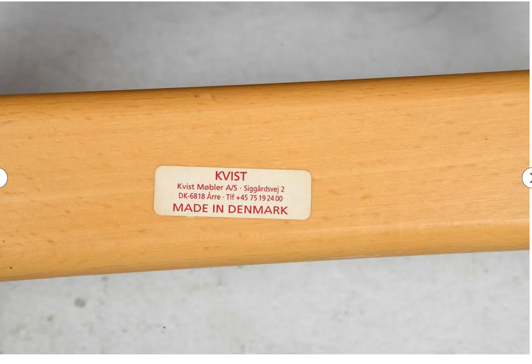FINN OSTERGAARD BEECH 'ALBERT' CHAIR C. 1970S