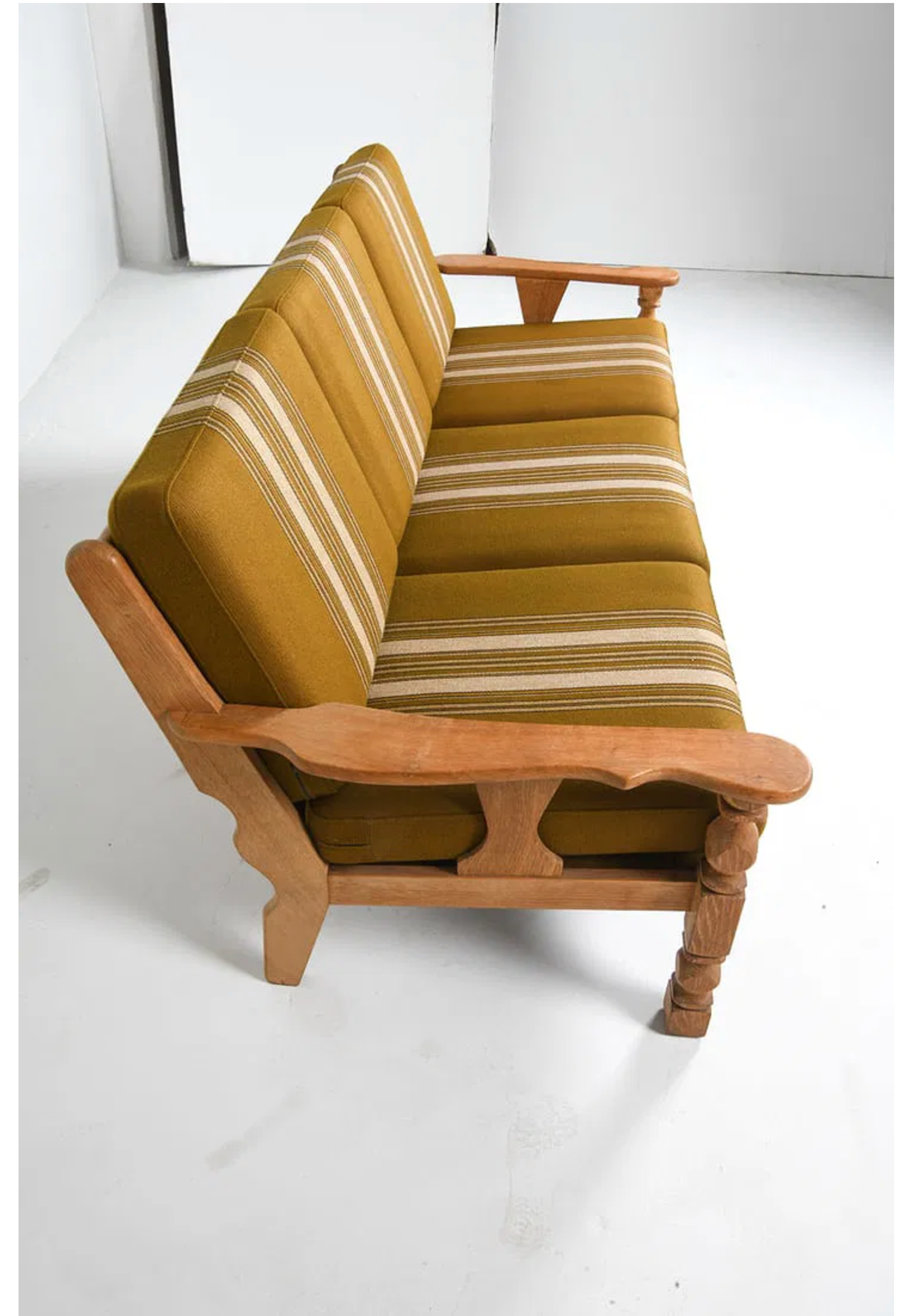 HENNING KJEARNULF STYLE DANISH OAK SOFA