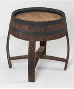 SCANDINAVIAN WHISKY BARREL SIDE TABLE
