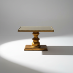 Vintage Gold Leaf Side Table