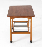 JENSEN STYLE DANISH TEAK SIDE TABLE C. 1960S