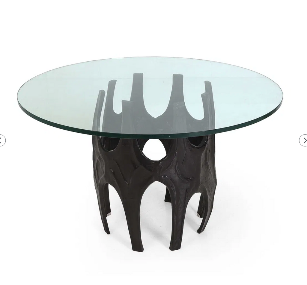 Arteriors Naomi Dining Table.  30H x 48D
