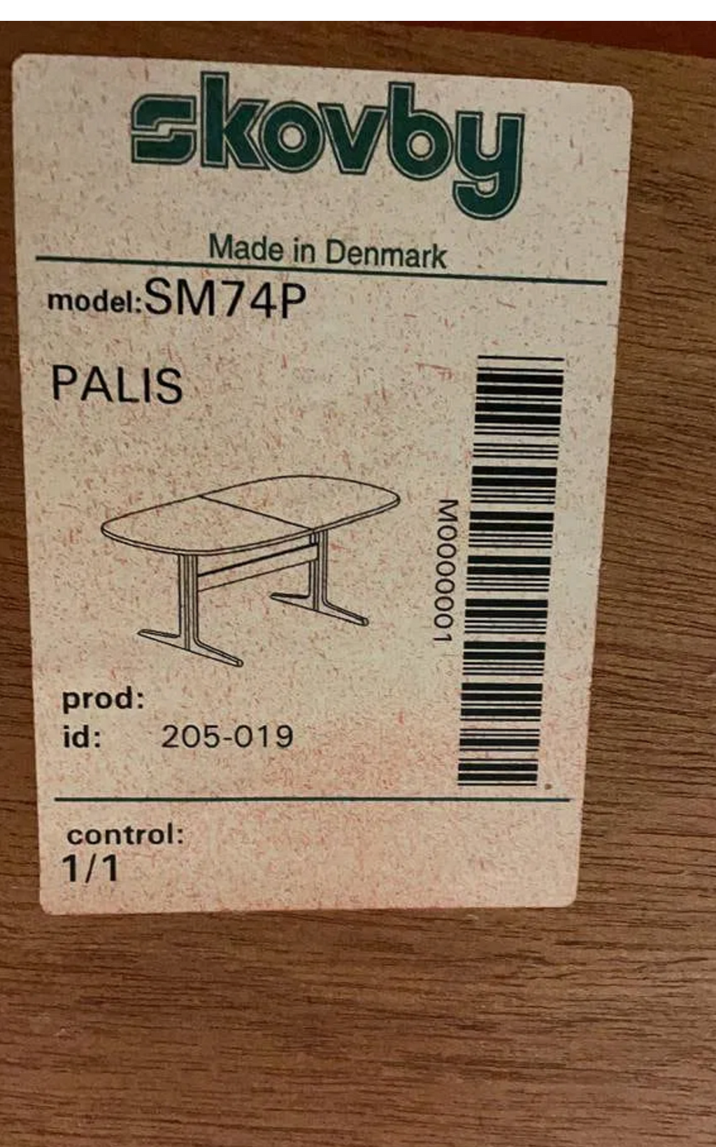 Skobvy Danish Expanding Dining Table