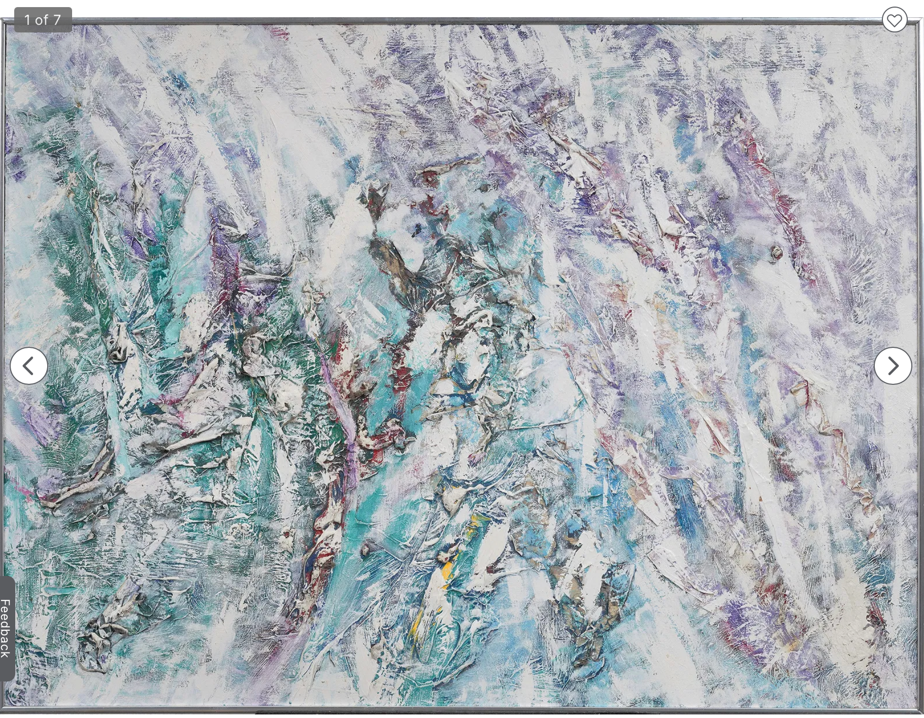 Abstract Mixed Media - Paper Mache & Oil on Canvas