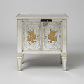 Julia Gray Venetian Mirrored End Table