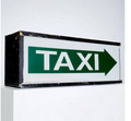 Vintage Taxi Sign Light