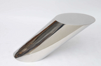 J. Wade Beam Zephyr Cantilevered Stainless Steel Side Table by Brueton