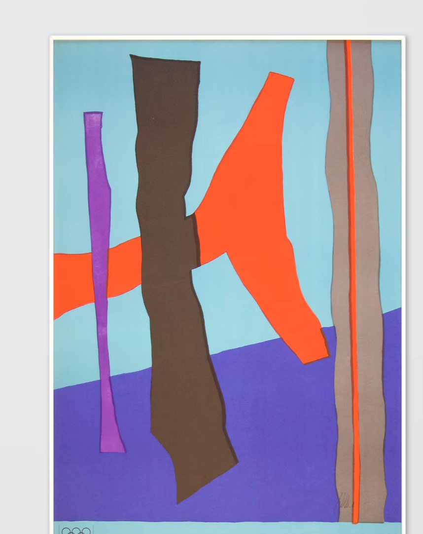 Fritz Winter Munich Olympic Poster