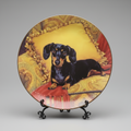 Durwin Rice Dachshund Plate