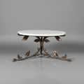 Michael Arams Vine Bronze and Marble Stand