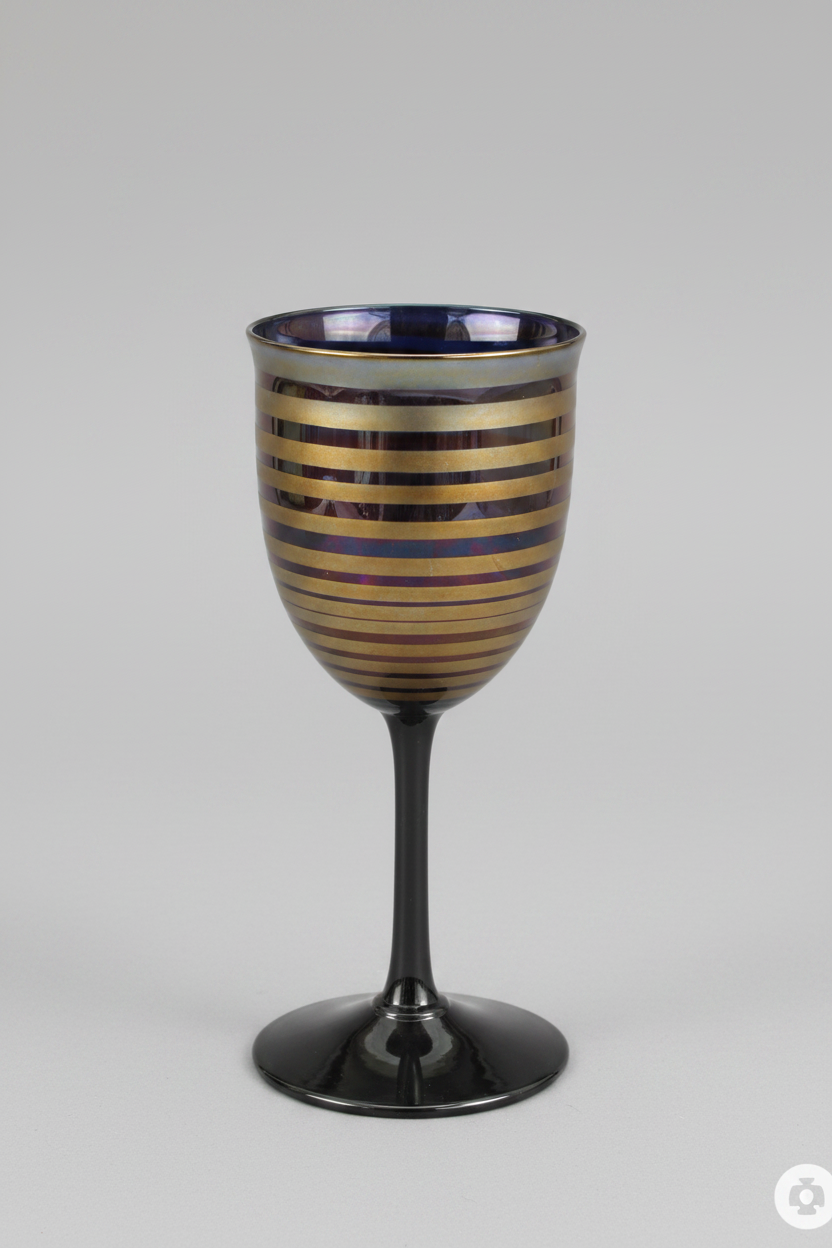 Steven Maslatch 1978 Studio Iridescent Glasses Each