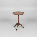 Vintage Georgian Mahogany Drinks Table 20H x 13D