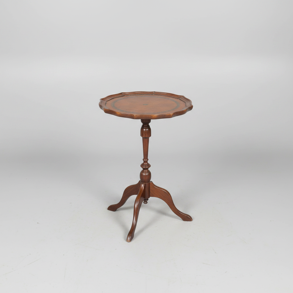Vintage Georgian Mahogany Drinks Table 20H x 13D