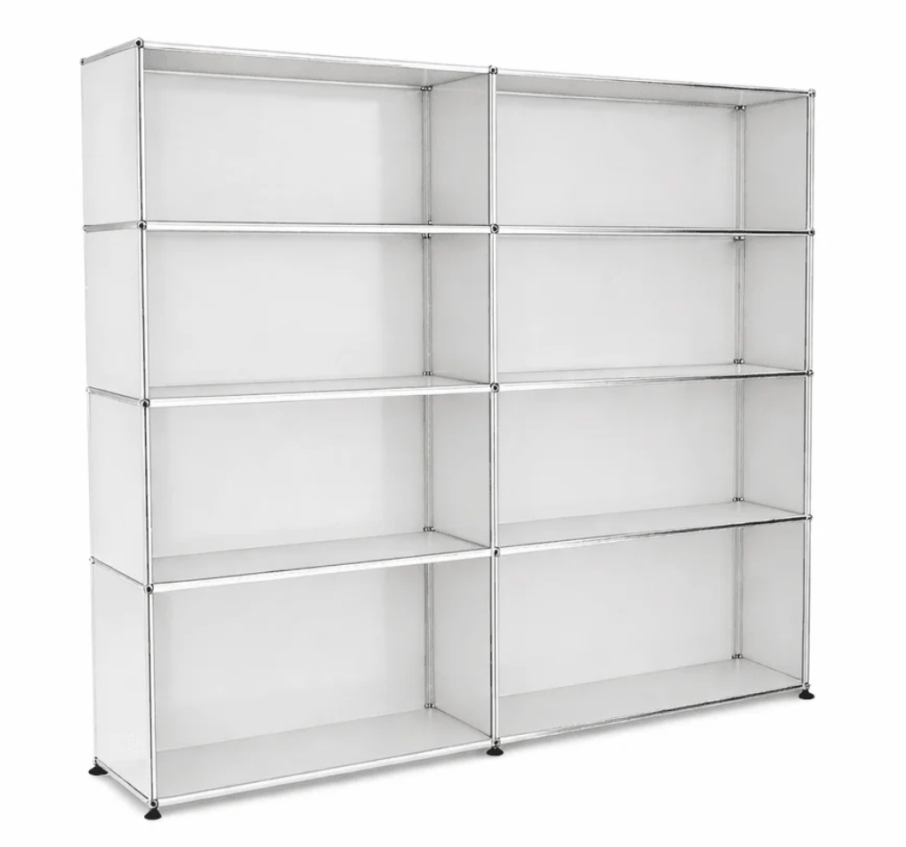 1960's Haller USM Shelving 60"W x 76" H x14"D