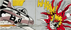 Whaam! Diptych by Roy Lichtenstein 30 x 27.5