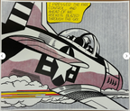 Whaam! Diptych by Roy Lichtenstein 30 x 27.5